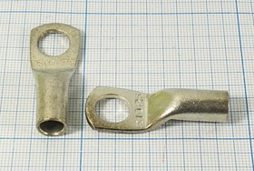 Клемма"O", d10,0мм, 25мм2, медь луженая, обжимная