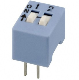 206-2ST, DIP Switches / SIP Switches SPST 2 switch sections