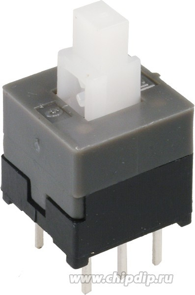 MPS-850-G, Кнопочный переключатель с фиксацией 8,5х8,5мм 100mA 30VDC, 6pin (аналог PS850L) MPS-850-G, Кнопочный переключатель с фиксацией 8,5х8,5мм 100mA 30VDC, 6pin (аналог PS850L)