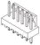 22-11-2052, KK 254 Series Straight Through Hole Pin Header, 5-Contact, 2.54mm Pitch, 1-Row, Unshrouded