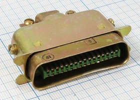 Прямоугольный соединитель штекер, 32 контакта, кабельная часть с прямым кожухом, РПМ7-32Ш-КП-В; №854 штек ПрС\\32C\\\РПМ7-32Ш-КП-В