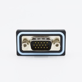 HDF-V15-113L011, HDF 15 Way Vertical Solder D-sub Connector Plug, 2.29mm Pitch, with 4-40 Screw Locks