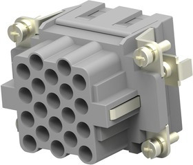 T2050202201-007, Разъем для тяжелых условий, HEEE, Insert, 20+PE Контактов, Гнездо