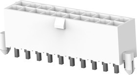 2-2825261-0, Прямоугольный разъем питания, 20 контакт(-ов), VAL-U-LOK HCS, Монтаж на Печатную Плату