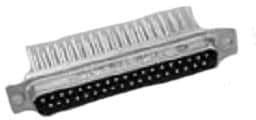 L717-DB25P-F179, D-Sub Standard Connectors 25P PLUG WIRE WRAP FIXED MACHINED