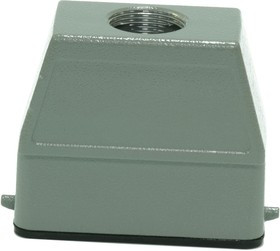 MP009403, Разъем для тяжелых условий, Hood, Top Entry, Корпус из Алюминия, 1 Рычаг, 16A