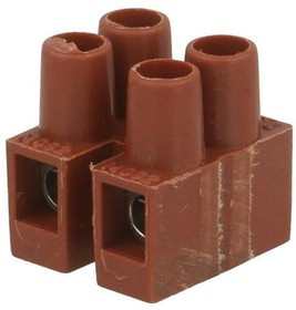 BM 92FS2, Клеммник, зажим под винт, 2,5мм2, 250В, Кол-во полюс: 2, клеммы: 4