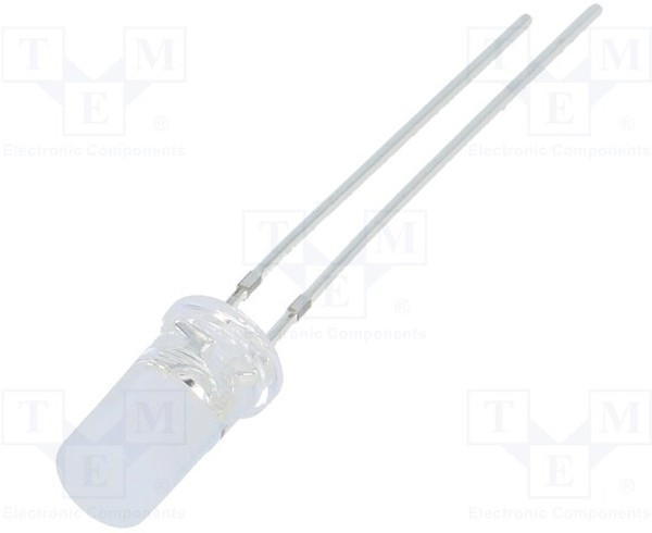 OSG5DA5TC5A, LED; 5mm; green; 750?1120mcd; 120°; Front: flat; 2.7?3.4V