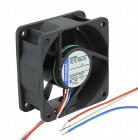 614 N/2M, Вентилятор: DC; осевой; 60x60x25мм; 35м3/ч; 28дБА; шариковый