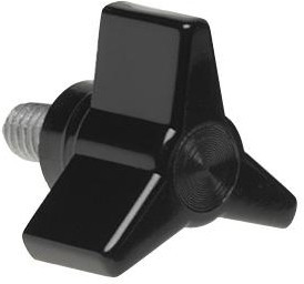 3035KH, THREE ARM CLAMPING KNOB, PHENOLIC, 38MM