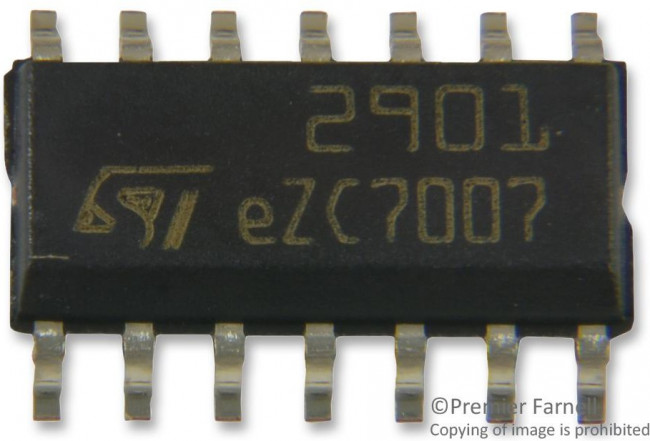 LM2901DT, Маломощный квадрантный компаратор напряжения [SO-14]