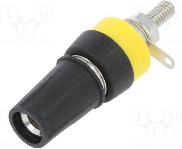 CL1575, Гнездо, "банан" 4мм, 15А, 250ВDC, L: 42мм, черный, никелированные CL1575, Гнездо, "банан" 4мм, 15А, 250ВDC, L: 42мм, черный, никелированные