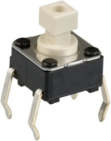 B3F-1050, Tactile Switches 6X6 Proj 7.3mm Btn Force 100g w/o Grd