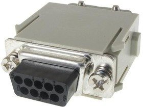 09140093001, D-Sub Standard Connectors D-SUB MODULE MALE CRIMP