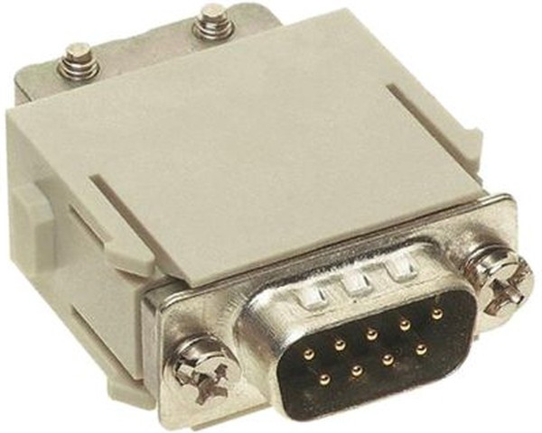 09140093001, D-Sub Standard Connectors D-SUB MODULE MALE CRIMP