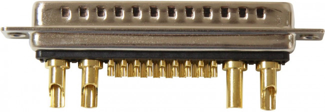 680M21WA4PL201, Комбинированный разъем D Sub, Power-D 680M Series, DC-21WA4, Штекер, 21 контакт(-ов)