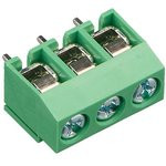 DG126-5.0-03P-14, Клеммник, 3-контактный 5мм, прямой