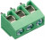 DG126-5.0-03P-14, Клеммник, 3-контактный 5мм, прямой