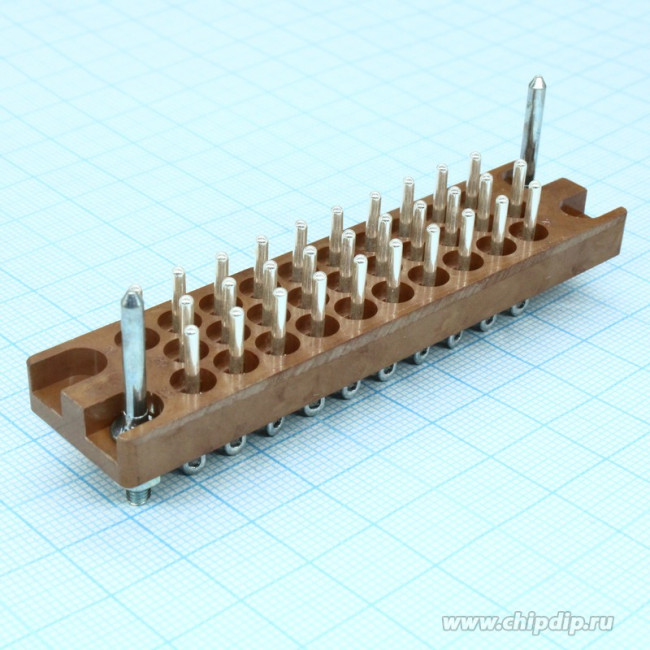 РП10-30 Л вилка, Соединитель низкочастотный, прямоугольный, внутреннего монтажа, год 2023