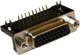 181-026-213R561, D-Sub High Density Connectors RA 26POS FEM SPCC