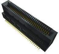 MEC8-130-02-L-DV-A-K-TR, MEC8-DV Series Vertical Male Edge Connector, Surface Mount, 60-Contacts, 0.8mm Pitch, 2-Row