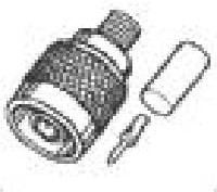 082-5375-RFX, RF/COAXIAL, N PLUG, STRAIGHT, 50 OHM, CRIMP