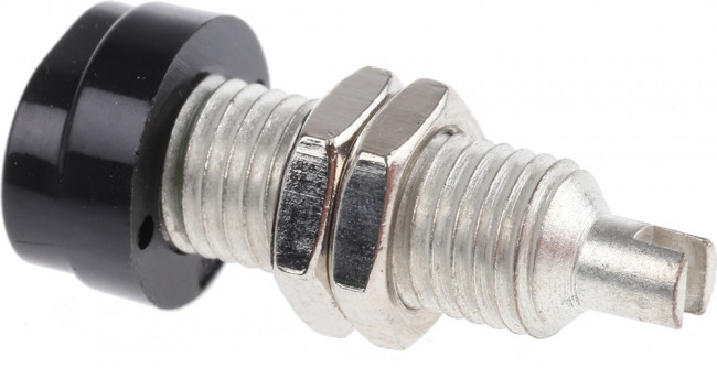 930175100, Black Female Banana Socket, 4 mm Connector, Solder Termination, 16A, 30 V ac, 60V dc, Tin