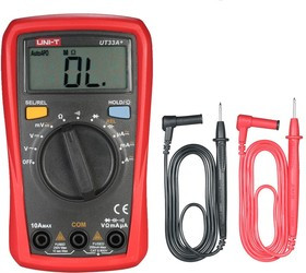 UT33A+, Мультиметр цифровой портативный с автоматическим выбором диапазона