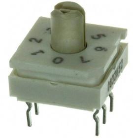 94HCB08T, Coded Rotary Switches ASM,08PS ES SL B R/DIP,LF