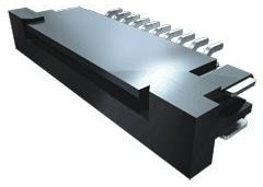 ZF1-25-01-T-WT, ZF1 25 Way Horizontal Female Edge Connector, Solder ZF1-25-01-T-WT, ZF1 25 Way Horizontal Female Edge Connector, Solder