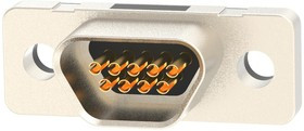 580-M09-203L002, Разъем D Sub, Micro D, Гнездо, 580 M Series, 9 контакт(-ов), Solder Cup