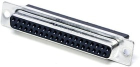 172704-0006, D-Sub High Density Connectors 37P SOCKET CRIMP AND POKE