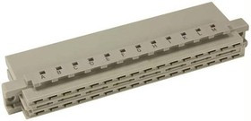 09045323213, 09 04 32 Way 5.08mm Pitch, Type D, 2 Row, Straight DIN 41612 Connector, Socket