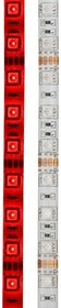 Светодиодная лента LED силикон 5м, 12В, 10 мм, IP65, SMD 5050 60 LED/m, свет красный 141-491