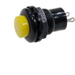 202Y, кнопка 250В/2А желтая без фиксации