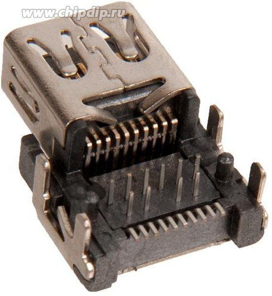 (12022-00026300) разъем MINI DP 20P 0.9CH REV R/A SMT