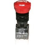 ADA16E6-R22-C10R, Кнопка c фиксацией 250В/5А ADA16E6-R22-C10R, Кнопка c фиксацией 250В/5А