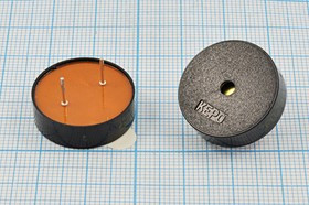 Излучатель звука пьезокерамический без генератора (1~30)В, чёрные, Резонансная 4кГц защита зп 22x 7 Излучатель звука пьезокерамический без генератора (1~30)В, чёрные, Резонансная 4кГц защита зп 22x 7