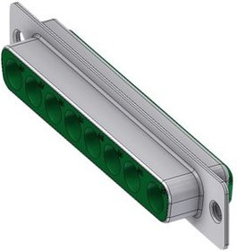 DTS8W8S, D-Sub hybrid-socket, Socket, 8W8, Soldering Lugs
