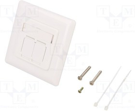 LOG-NP0125, Гнездо, RJ45, Кат: 6, экранированный, двойное, Конф: 8p8c, IDC