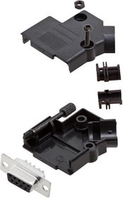 L17D45PK-P-09+L77SDE09S, L17D45PK 9 Way Cable Mount D-sub Connector Socket L17D45PK-P-09+L77SDE09S, L17D45PK 9 Way Cable Mount D-sub Connector Socket