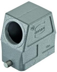 19300100547, Heavy Duty Power Connectors HAN 10B M32 SIDE METAL HOOD