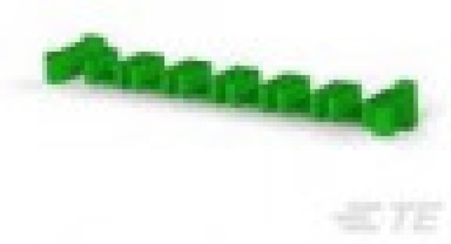 1376397-1, Power to the Board 5MM POWER KEY D/L PLATE GREEN