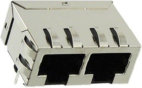 43223-8128, 43223 Series Female RJ45 Connector, Through Hole, Cat3, Cat4