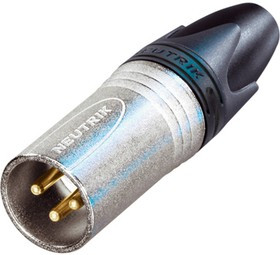 Neutrik NC3MXX-EMC кабельный разъем XLR male с дополнительной защитой от RF помех