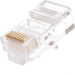 Коннектор RJ45/8P8C, Кат.5e, 3мкд, универсальный, 1000шт. EC-UP8P8C-5E-003-TR-1000 Коннектор RJ45/8P8C, Кат.5e, 3мкд, универсальный, 1000шт. EC-UP8P8C-5E-003-TR-1000