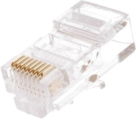 Коннектор RJ45/8P8C, Кат.5e, 3мкд, универсальный, 1000шт. EC-UP8P8C-5E-003-TR-1000 Коннектор RJ45/8P8C, Кат.5e, 3мкд, универсальный, 1000шт. EC-UP8P8C-5E-003-TR-1000