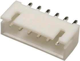 CWF-6 (DS1069-6 M), Вилка на плату 2.50мм 6pin прямая закрытая