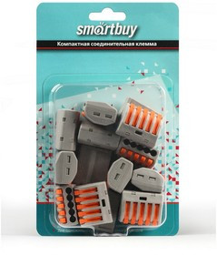 Строительно монтажные клеммы с рычагами 5 отверстий, 15 шт. (SBE-cwcc-5-rp)