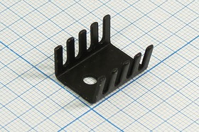 Охладитель (радиатор охлаждения) 19x 14x 10, тип A01, аллюминий, черный